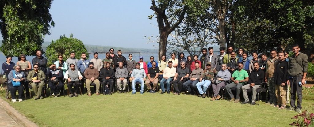 The BNHS team during a research meet.