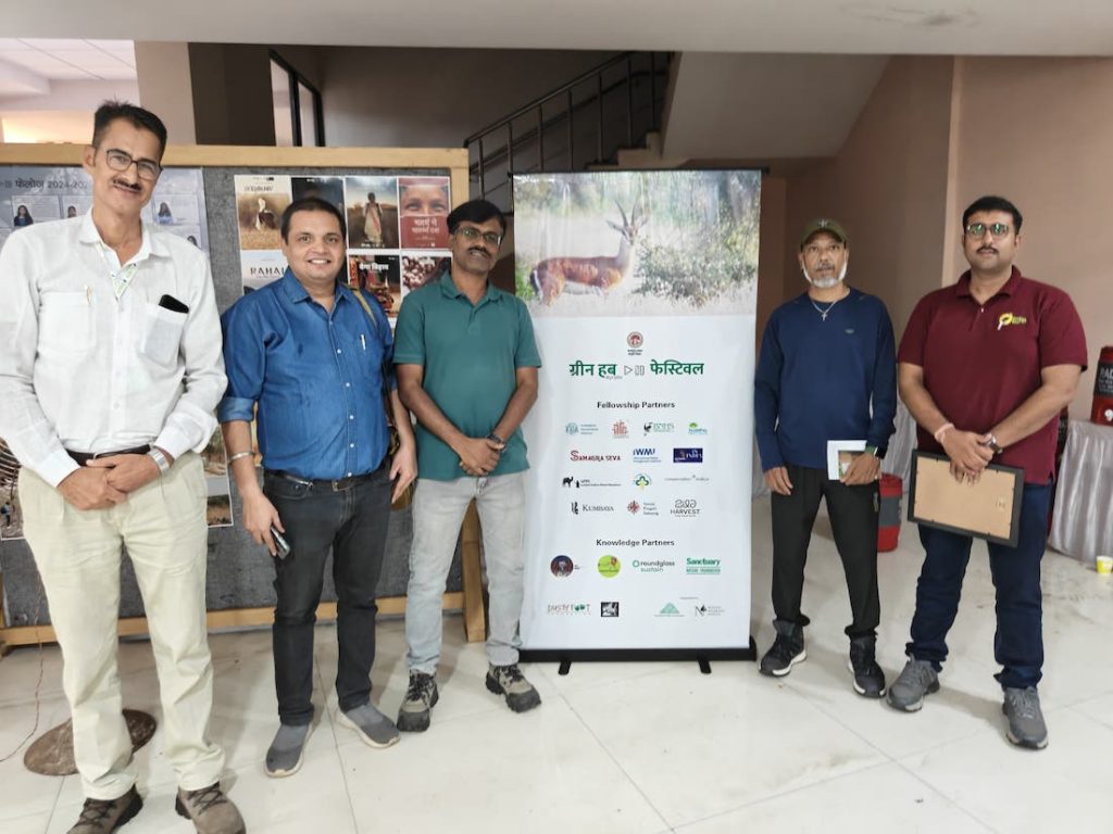 BNHS team at the Green Hub Central India Film Festival, 2025.